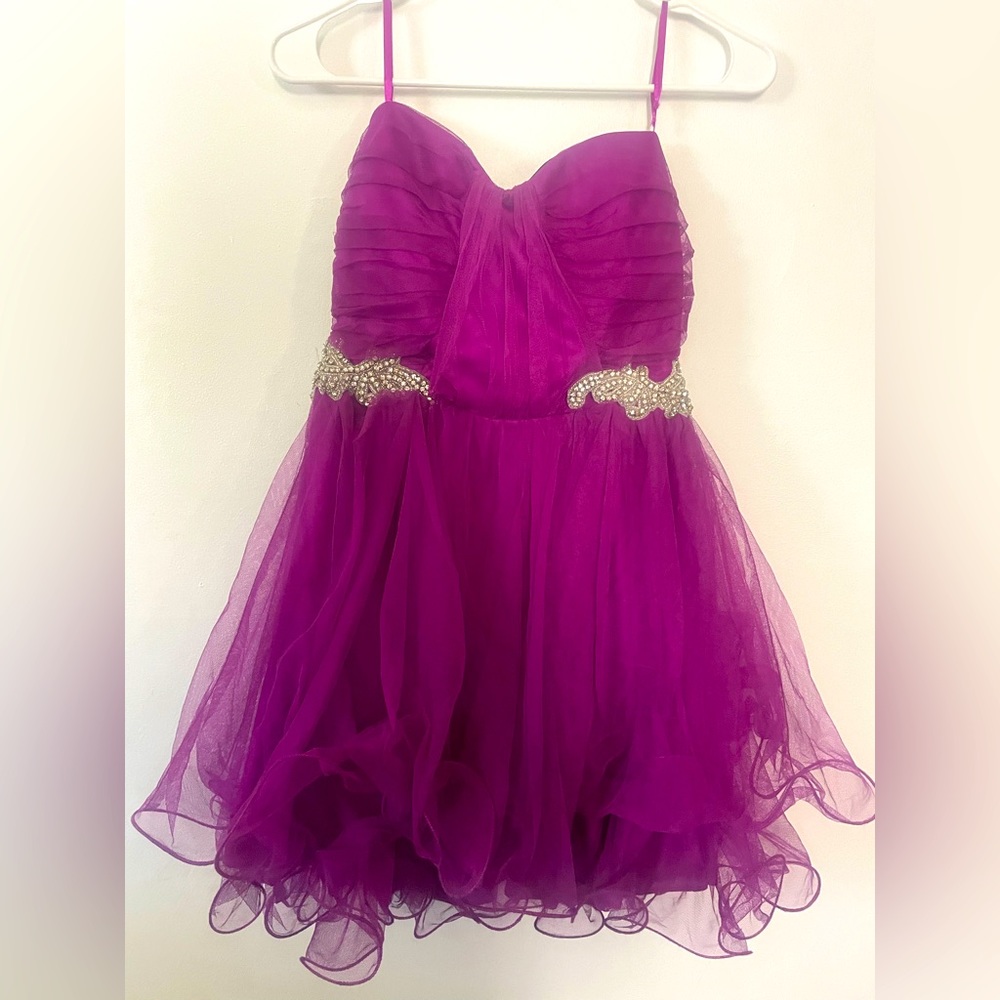 Juniors purple Trixxi dress